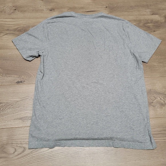 Puma Shirt Mens Large Gray Short Sleeve Spell Out Logo Distressed Graphic Tee - Picture 6 of 6